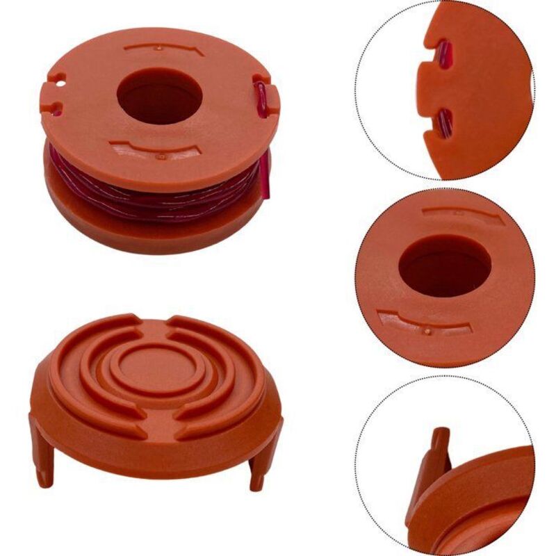 Ersatz-schneidfadenspule Wa0010 Für Wrox Freischneider Wg150 Bis Wg170, Ø 1,65 Mm, Länge 3 M - Packung