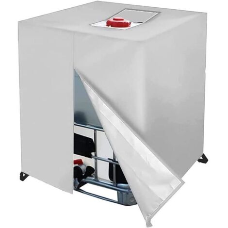 Plane Für 1000-liter-tank, Sonnen- Und Staubschutz Für Ibc-regenwassertanks, Uv-beständig, Abmessungen 116 X 100 X 120