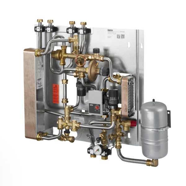 Oventrop - Whgsstation Regudis W-hto Duo Wärmetauscher Kupfergelötet, 17 L/min, Mit Heizkreis Trennsystem