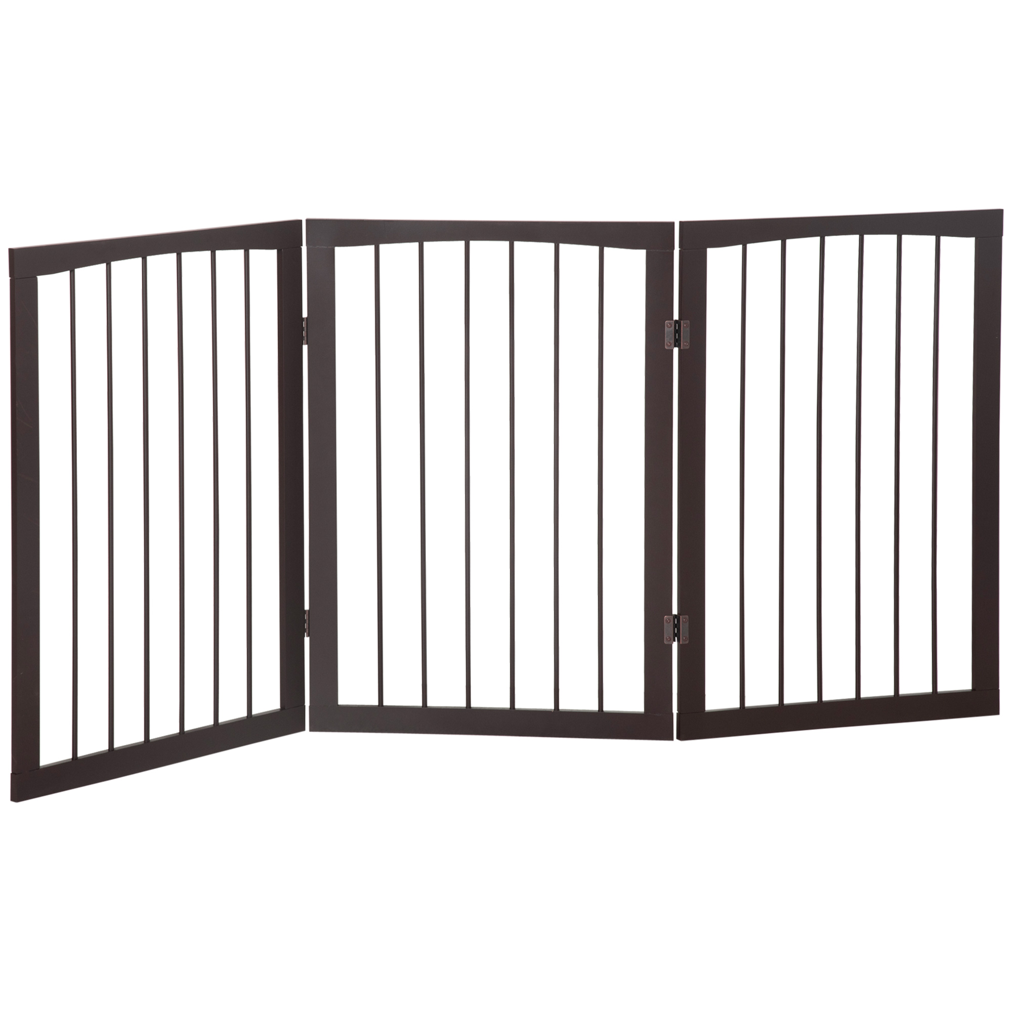 Pawhut Modulare, Faltbare Sicherheitsbarriere 160l X 76h Cm Mdf