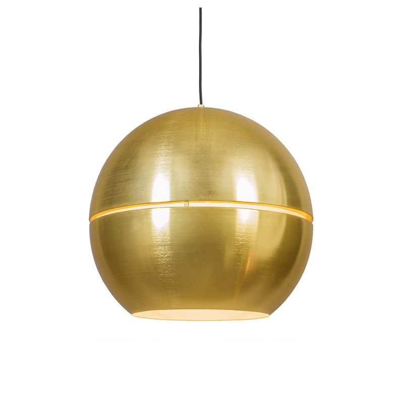 Qazqa Art Deco Hängelampe Gold Kugel 50cm - Slice