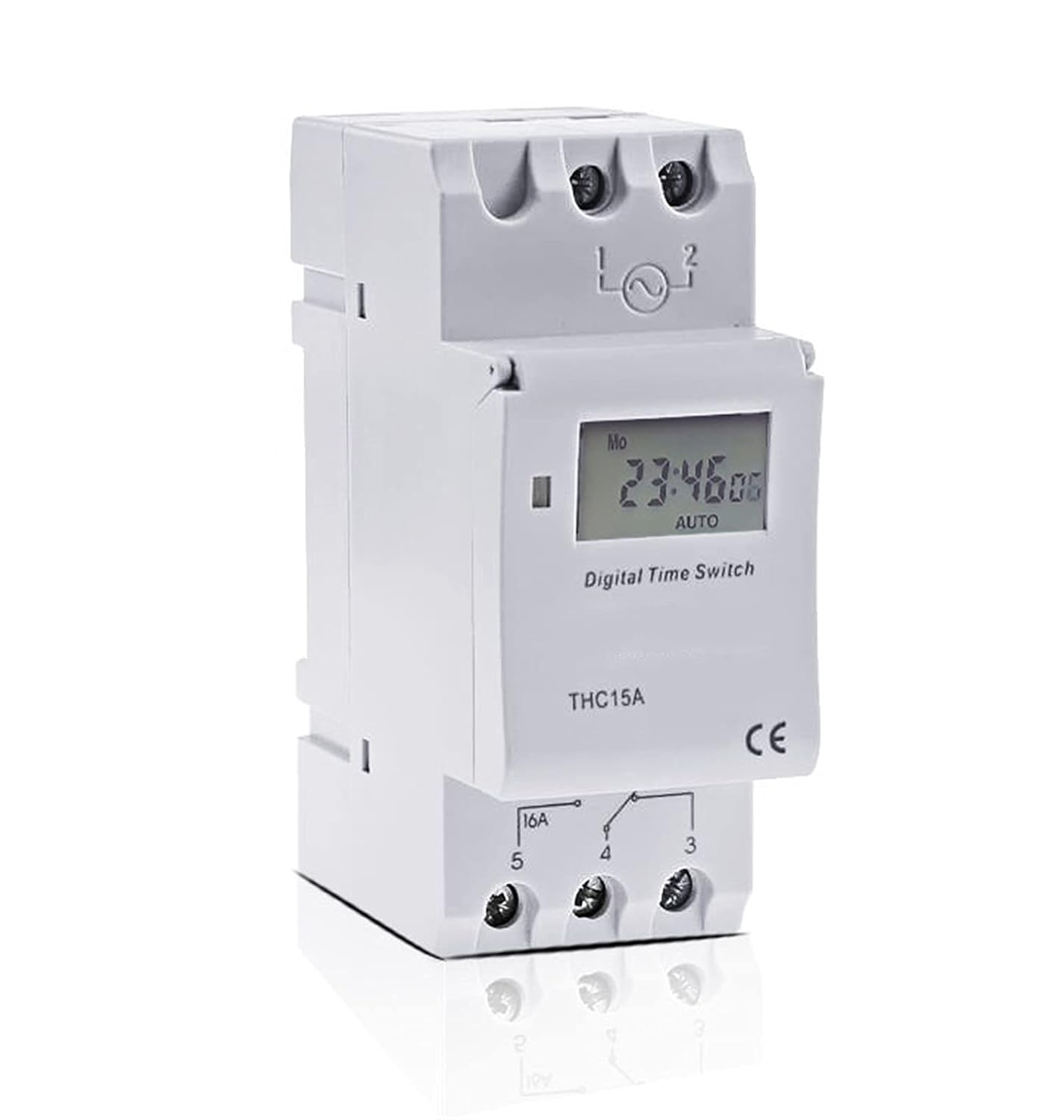 Tm615 Industrieschalter – 2 Elektronisch Gesteuerte, Programmierbare Digitale Zeitschalterrelais Für Mikrocomputer, 12 V, 110 V, 220 V, 16 A, Din-schienenmontage