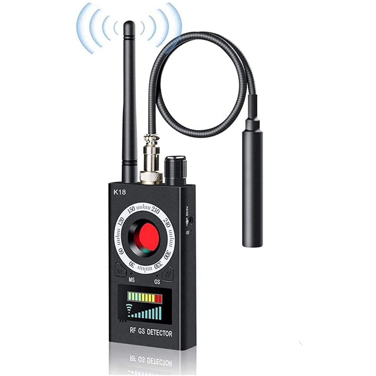 Abhörschutzgerät, Drahtloser Hf-detektor Für Versteckte Kameras, Gsm-abhörgeräte-finder, Radar-funkscanner, Drahtloser Signalalarm, Verbesserte Version