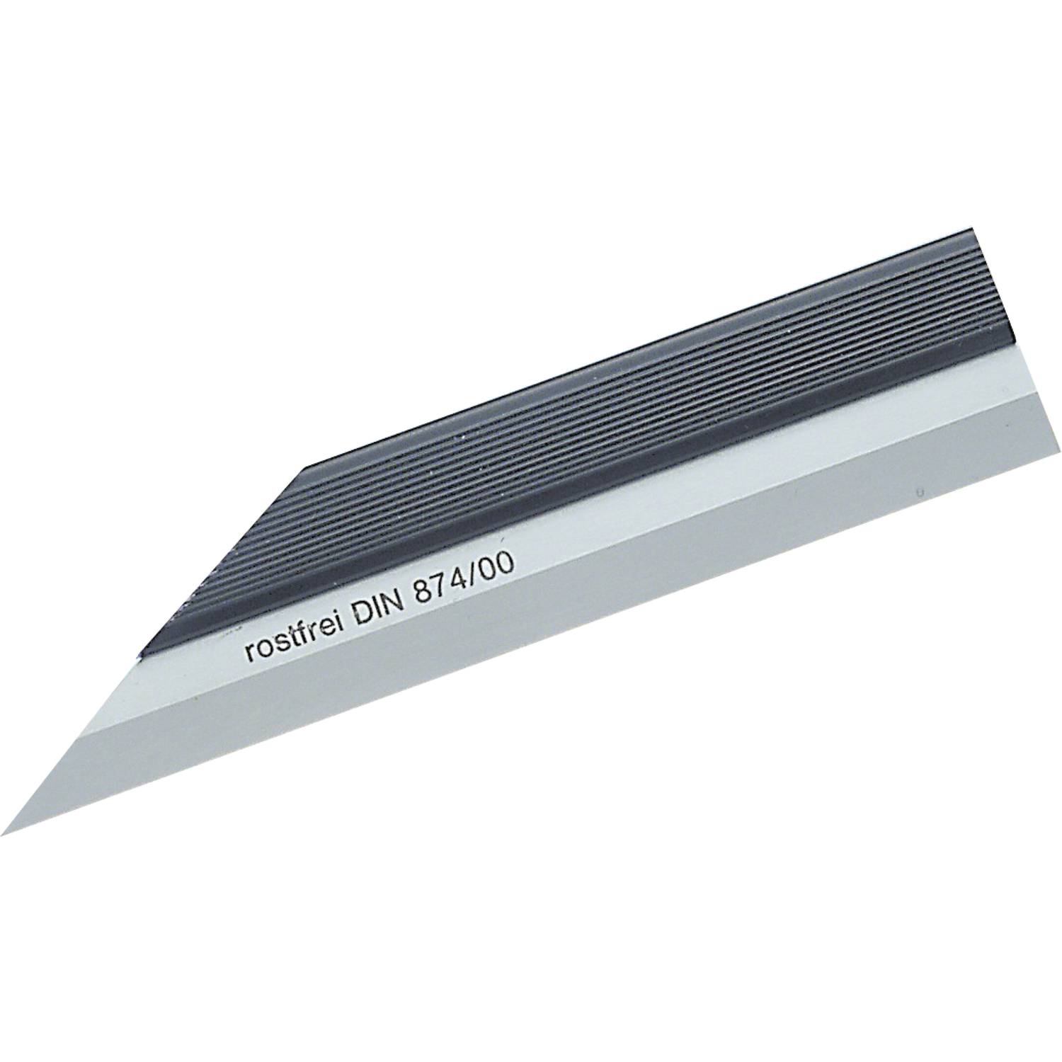 Rb Messwerkzeug - Präzision Haarlineal Mit Handwärmeschutz Din874/00 Inox 100 Mm Rostfreier Stahl
