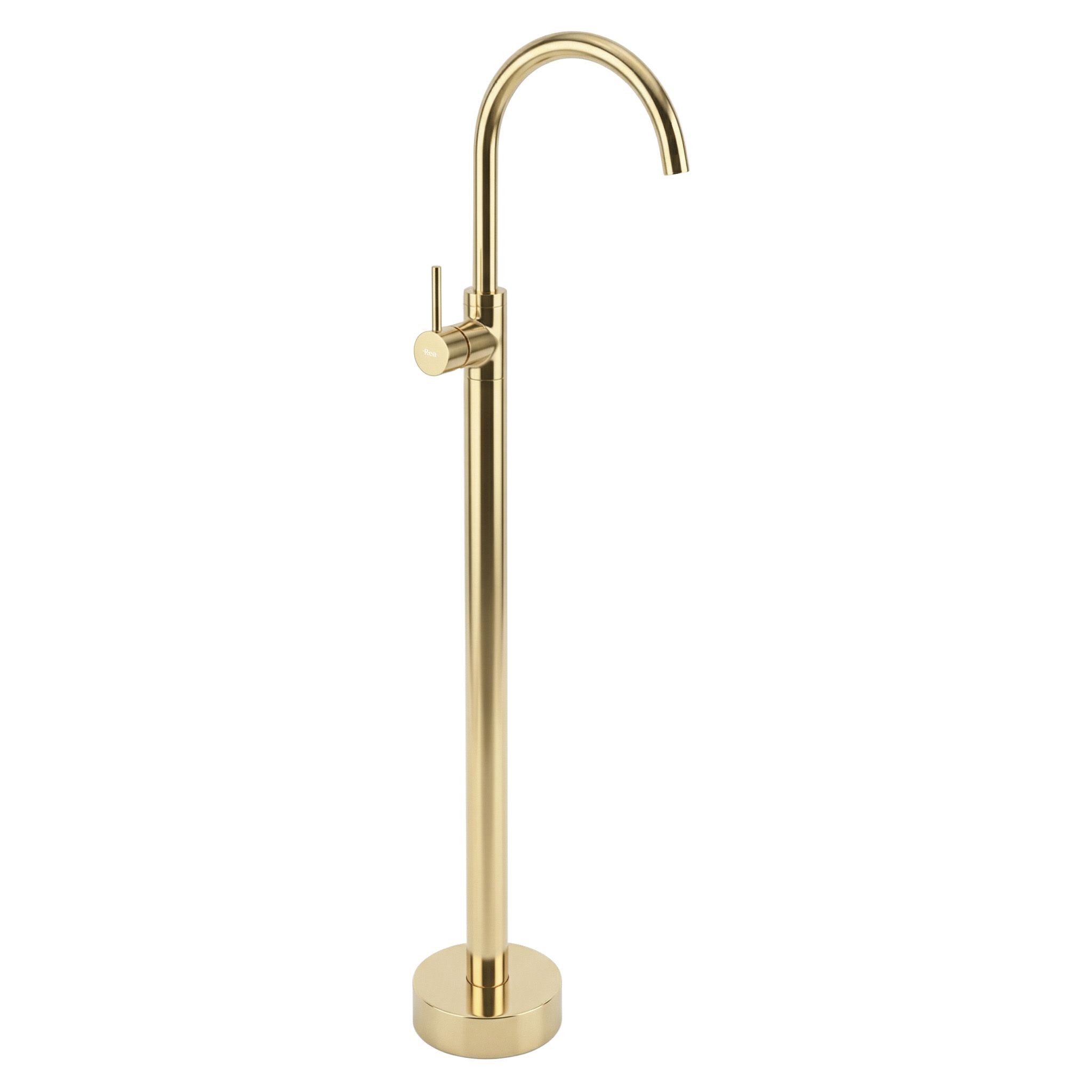 Robinet De Lavabo Sur Pied Rea Lungo Gold