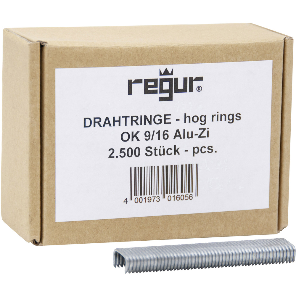 Regur 60725 Drahtringe 2500 St. Abmessungen (l X B) 16 Mm X 8 Mm