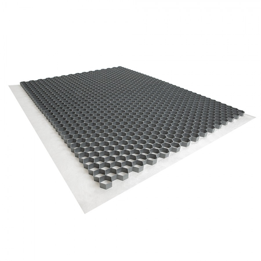 Rasenstabilisierungsplatte - Grau - 120 X 160 X 3 Cm - Yeed