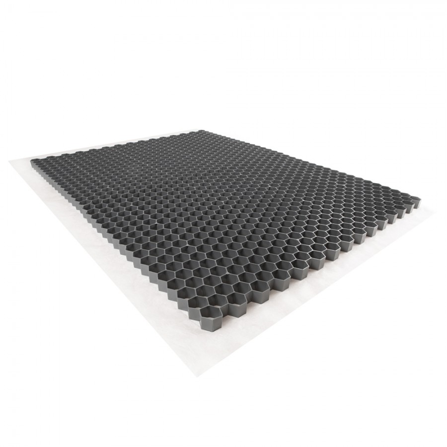 Palette Von 24 Rasenstabilisierungsplatte - Grau - 120 X 160 X 4 Cm - Easystab