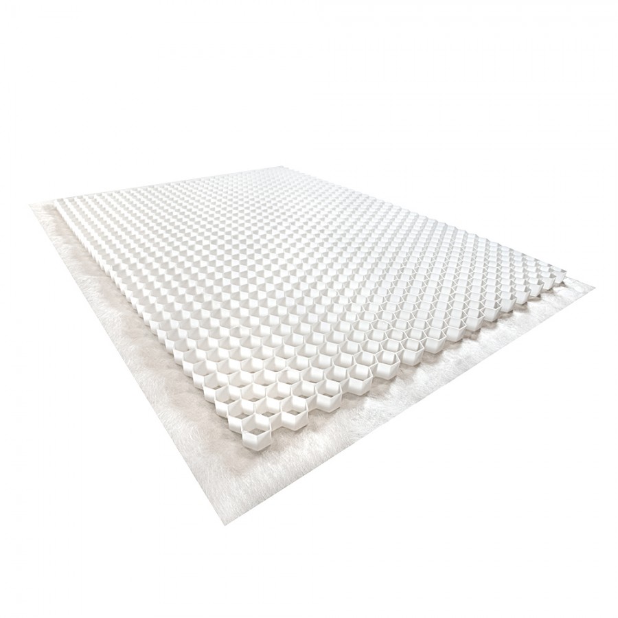Rasenstabilisierungsplatte - Weiß - 120 X 160 X 4 Cm - Yeed
