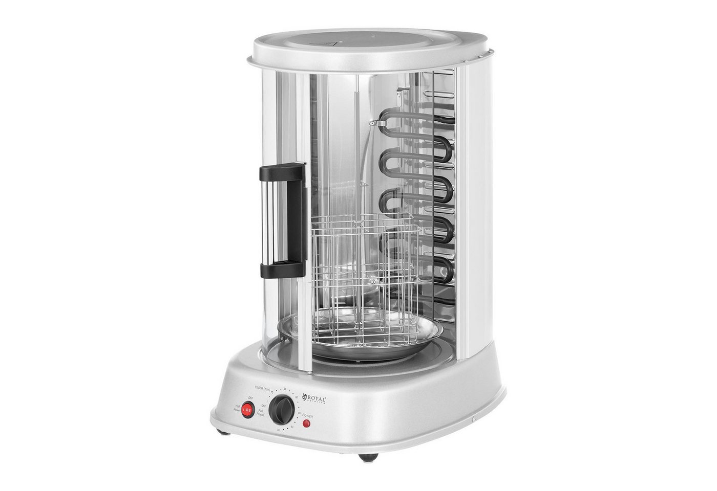 Mini-toastergrill Für Kebab, Gyros, Fisch, Gemüse, Vertikal, 4-in-1, 1800 W, Royal Catering Rcgv-1800 Bild 4