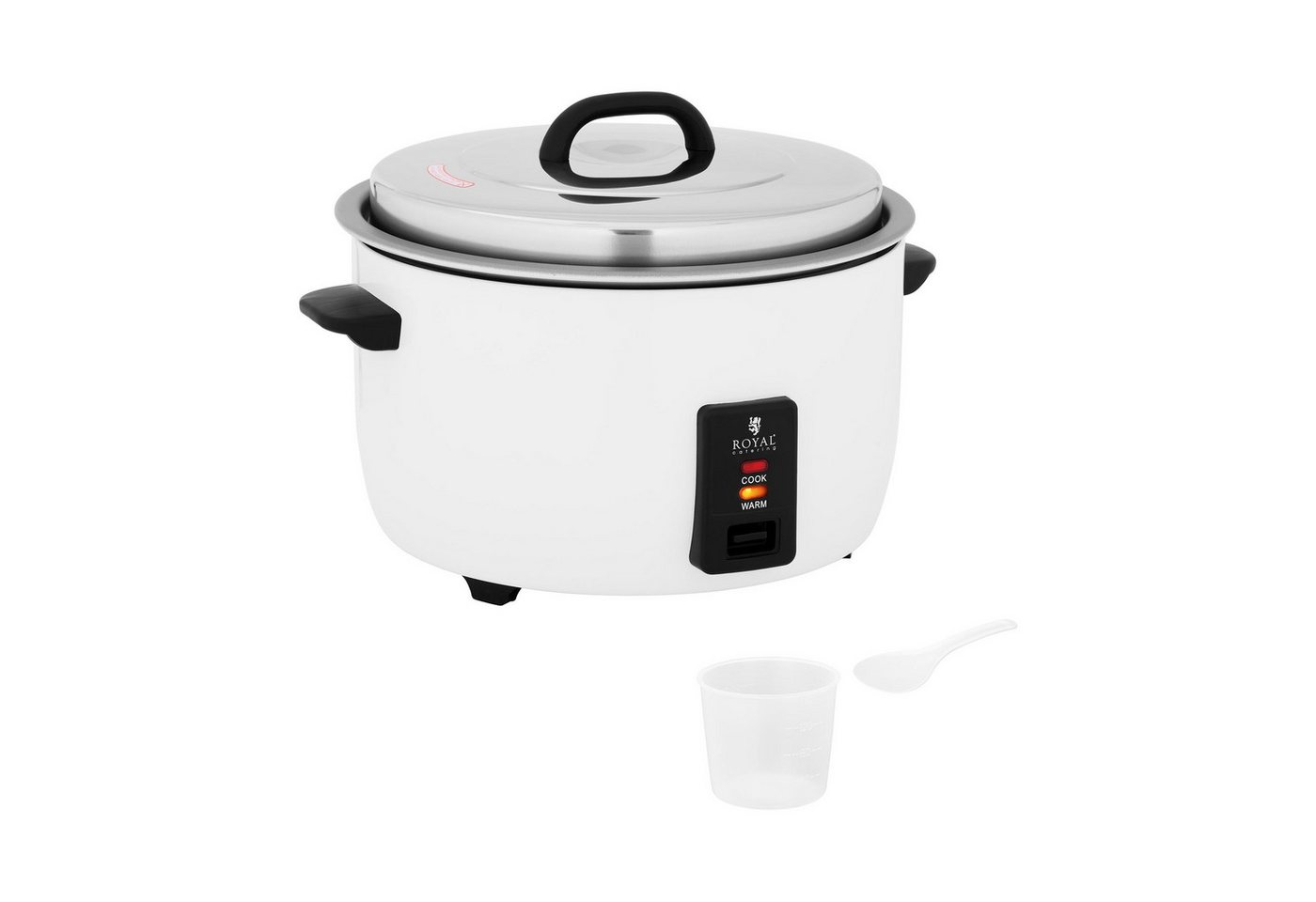 Royal Catering - Gastro Reiskocher Elektrisch Dampfkocher Reiskochtopf Gemüsegarer 19 L 2.650 W Bild 3
