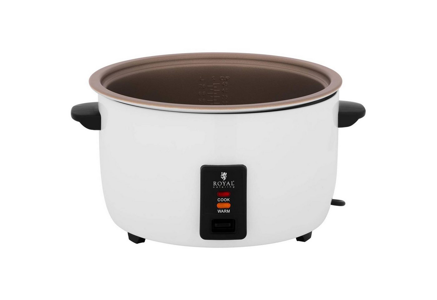 Royal Catering - Gastro Reiskocher Elektrisch Dampfkocher Reiskochtopf Gemüsegarer 19 L 2.650 W Bild 5