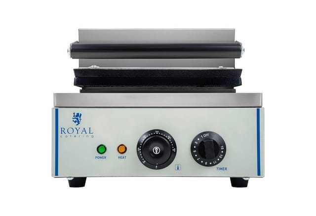 Royal Catering - Waffeleisen Waffelautomat Waffel Maker Herzform 1500w Timer Edelstahl Gastro Xxl