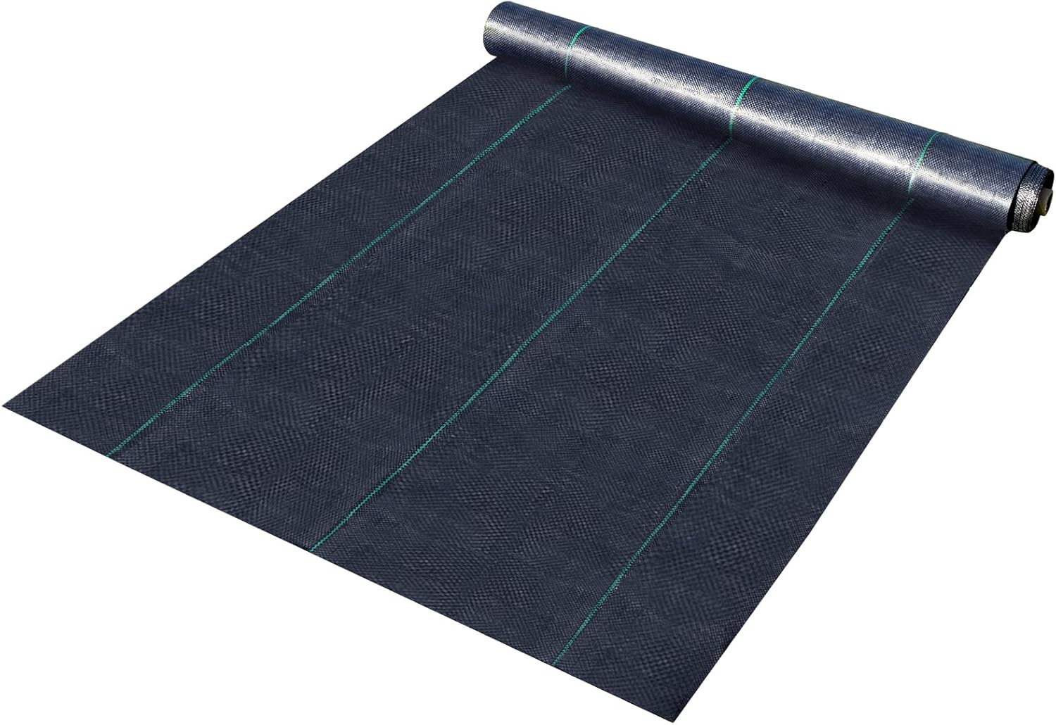 Unkrautvlies, 1,8 X 76 M, Pp-gartengewebe, Hohe Wasserdurchlässigkeit, 4,1 Oz/m², Bodenschutzabdeckung Für Landwirtschaft, Gemüsegärten, Einfahrten, Außenbereich, Schwarz