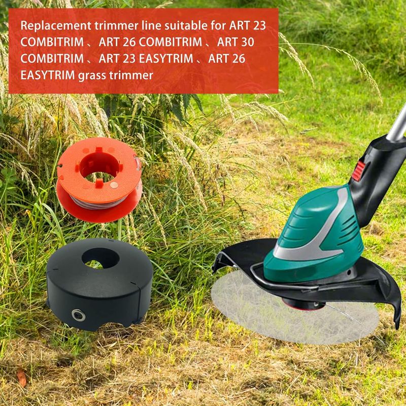 F016800175 Ersatzfadenspule Für Bosch Art 23 26 30 Commitrim Easytrim Freischneider Und Mit Abdeckung F016l71088 (5 Spulen + 1 Abdeckung)