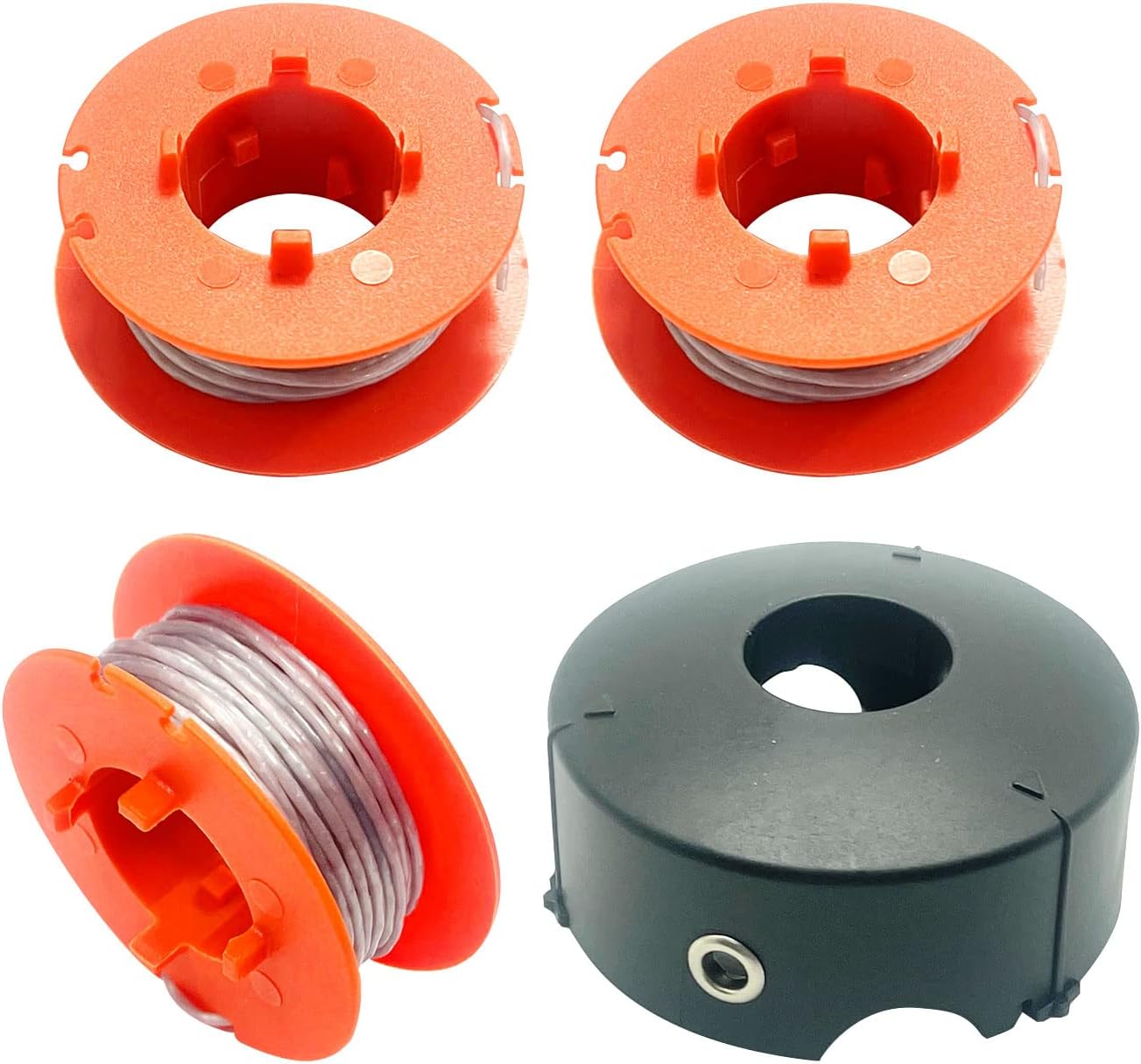 F016800175 Ersatzfadenspule Für Bosch Art 23 26 30 Commitrim Easytrim Freischneider Und Mit Abdeckung F016l71088 (3 Spulen + 1 Abdeckung)
