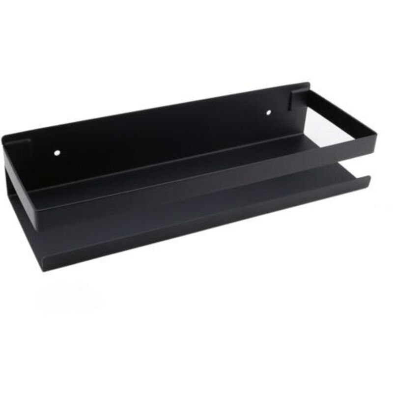 Wandregal Fürs Badezimmer, Badezimmeraccessoires, 20–40 Cm, Modernes Schwarzes Badezimmerregal Für Küche, Dusche, Shampoo, 30 Cm