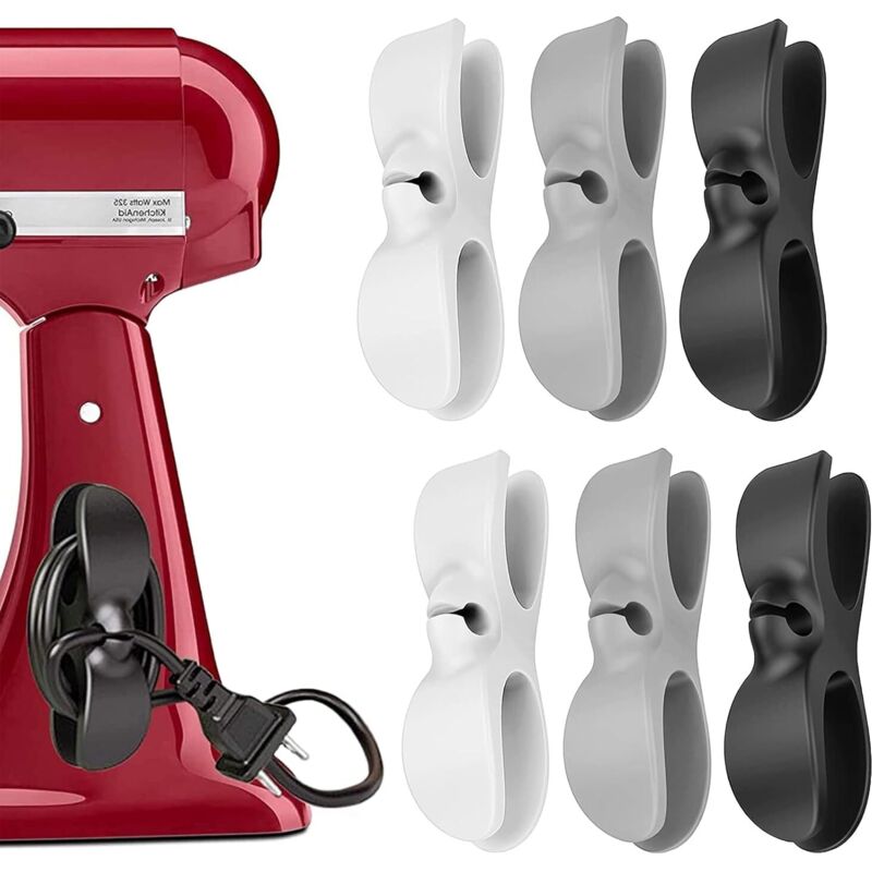 Kabelorganizer, 6-teiliger Kabelorganizer Für Haushaltsgeräte, Kabelhalter Für Kleine Haushaltsgeräte, Mixer, Kaffeemaschine
