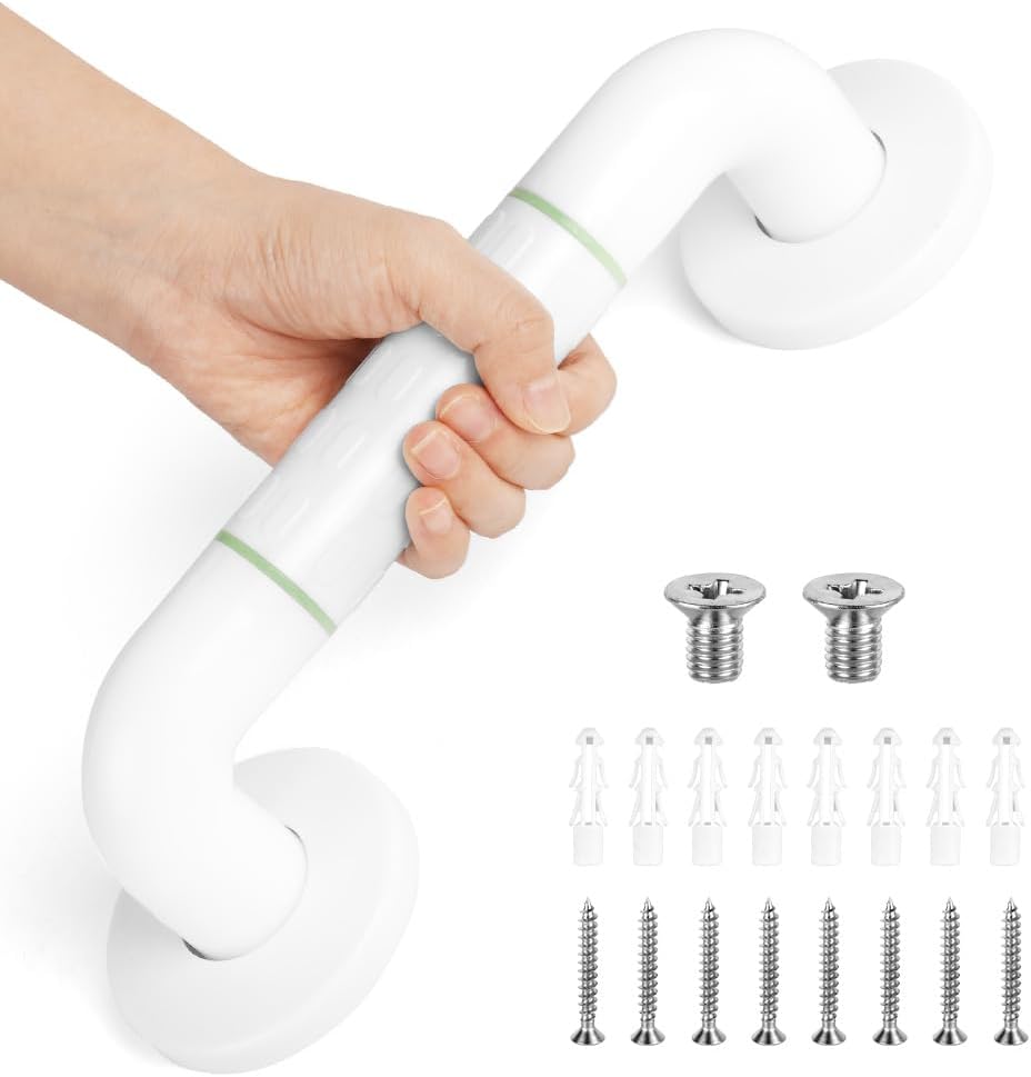 1 Haltegriff, Edelstahl 304, Rutschfeste Oberfläche, Phosphoreszierender Ring, Badezimmer