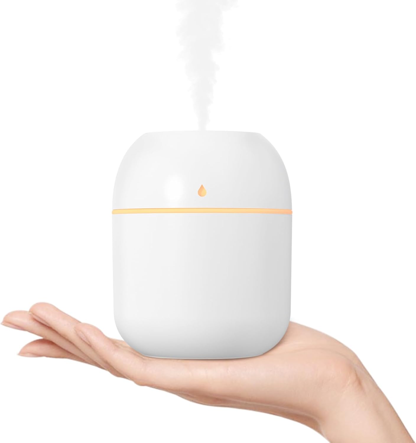 Kompakter, Tragbarer Luftbefeuchter, Usb-luftbefeuchter Für Den Schreibtisch, Geeignet Für Auto, Büro, Schlafzimmer, Mit Automatischer Abschaltfunktion (220 Ml, Weiß)