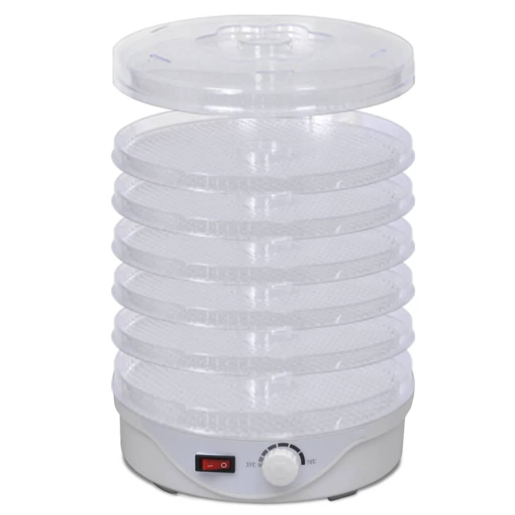 Dörrautomat Vidaxl Dehydrator 250 W 6 Tabletts