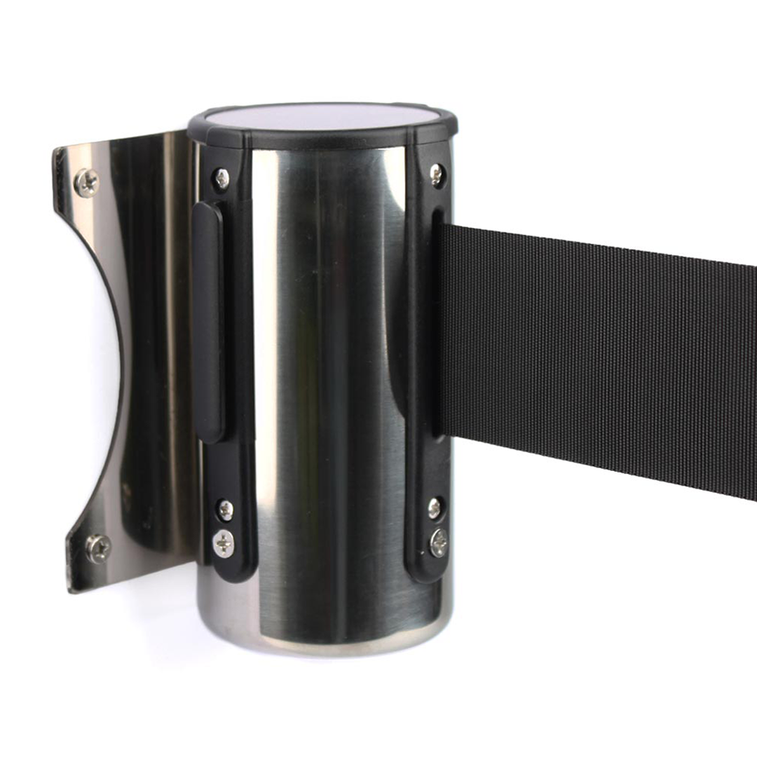 Wandkassette Mit Ausziehbarem Gurt - Silber