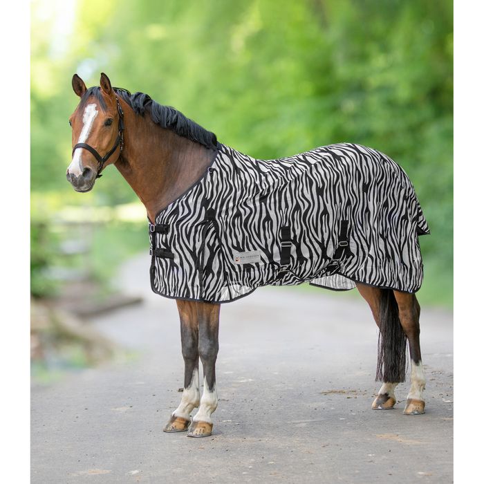 Fliegendecke Waldhausen Zebra Atmungsaktiv Insektenschutz 125 Cm