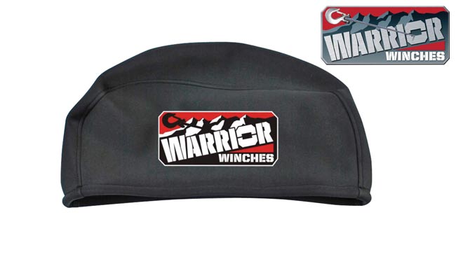 Warrior Winches - Universal Abdeckung Schutzhülle Seilwinde Von Warrior Schwarz Aus Neopren Bis 14.500 Lbs Wetterfest
