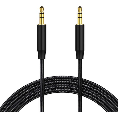 Audiokabel Mit Klinkenstecker, Aux-kabel, 3,5-mm-aux-kabel, Stereo-audiokabel (stecker Auf Stecker) Aus Nylon Für Kopfhörer, Ipod, Iphone, Ipad, Hifi-anlage, Tablet, Autoradio, Smartphones, Mp3-player