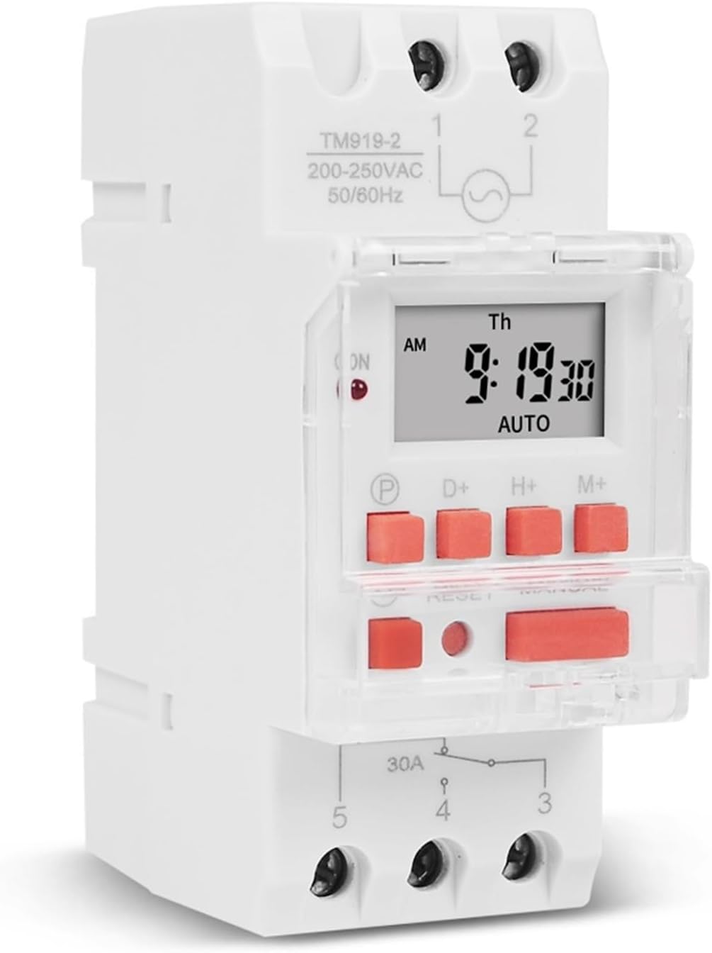 30-a-digitaltimer Für Elektrische Warmwasserbereiter – 220-v-lcd-timer Mit Zeitverzögerungsrelais Und Übersichtlichem Display