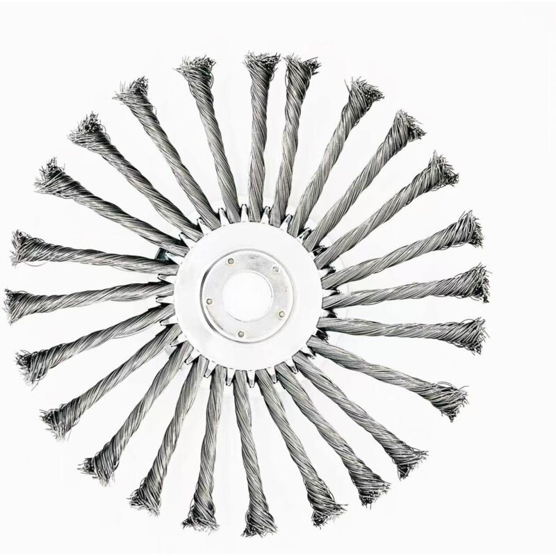 Bürstenkopf Aus Stahldraht, 254 X 25,4 Mm, Universeller Freischneider, 10 Zoll, Für Rasen- Und Gartengeräte, Zur Moos- Und Rostentfernung