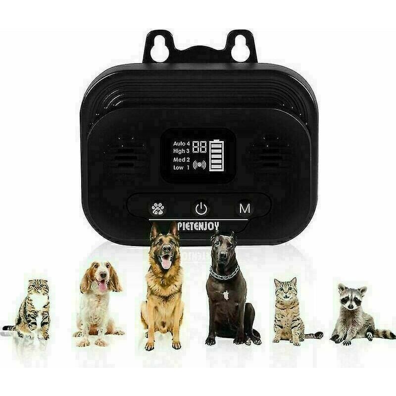 Ultraschall-hundeabwehrgerät Mit Bellunterdrückung Für Den Außenbereich, Lcd-display, Geräuschreduzierung, Antibell-hundetrainingsgerät