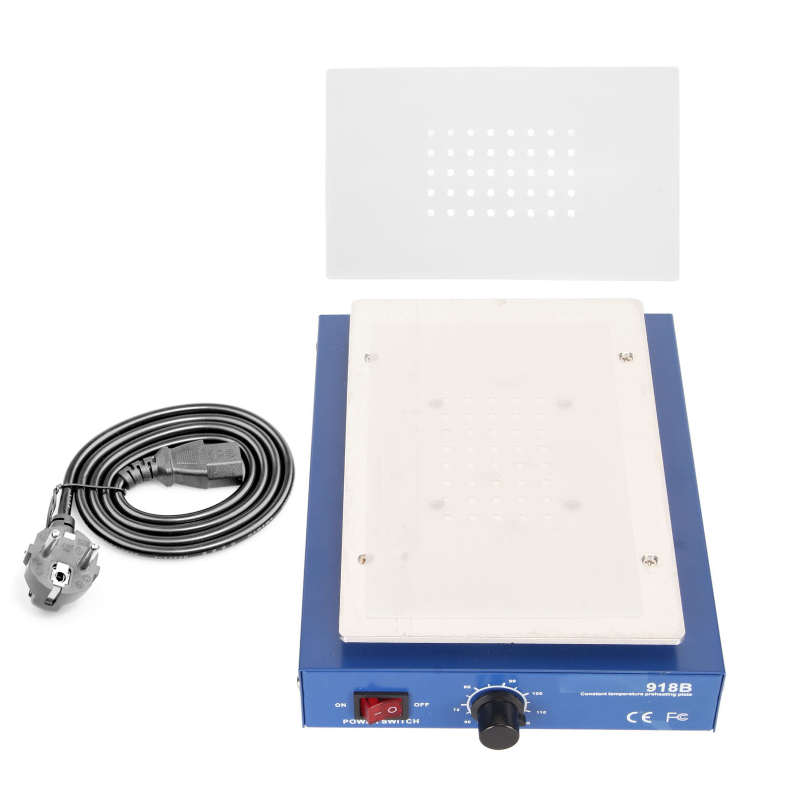 450-w-lötvorheizplatte, Elektrische Lötstation Mit Mikrocontroller, Heizplatte Aus Aluminiumlegierung Für Reparatur Und Labor, Eu-stecker 200-240 V.