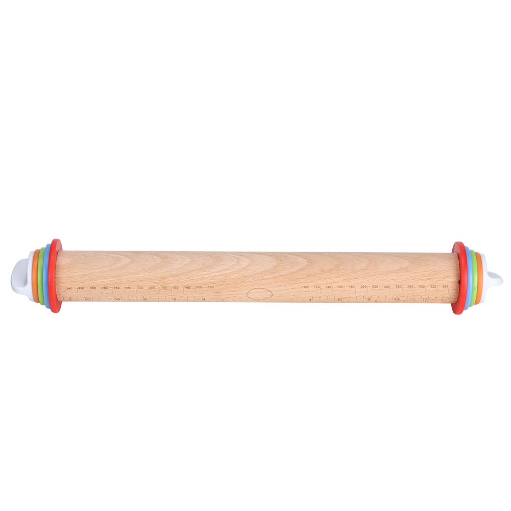 Verstellbarer 43 Cm Nudelholz Mit Skala Zum Backen Und Kochen