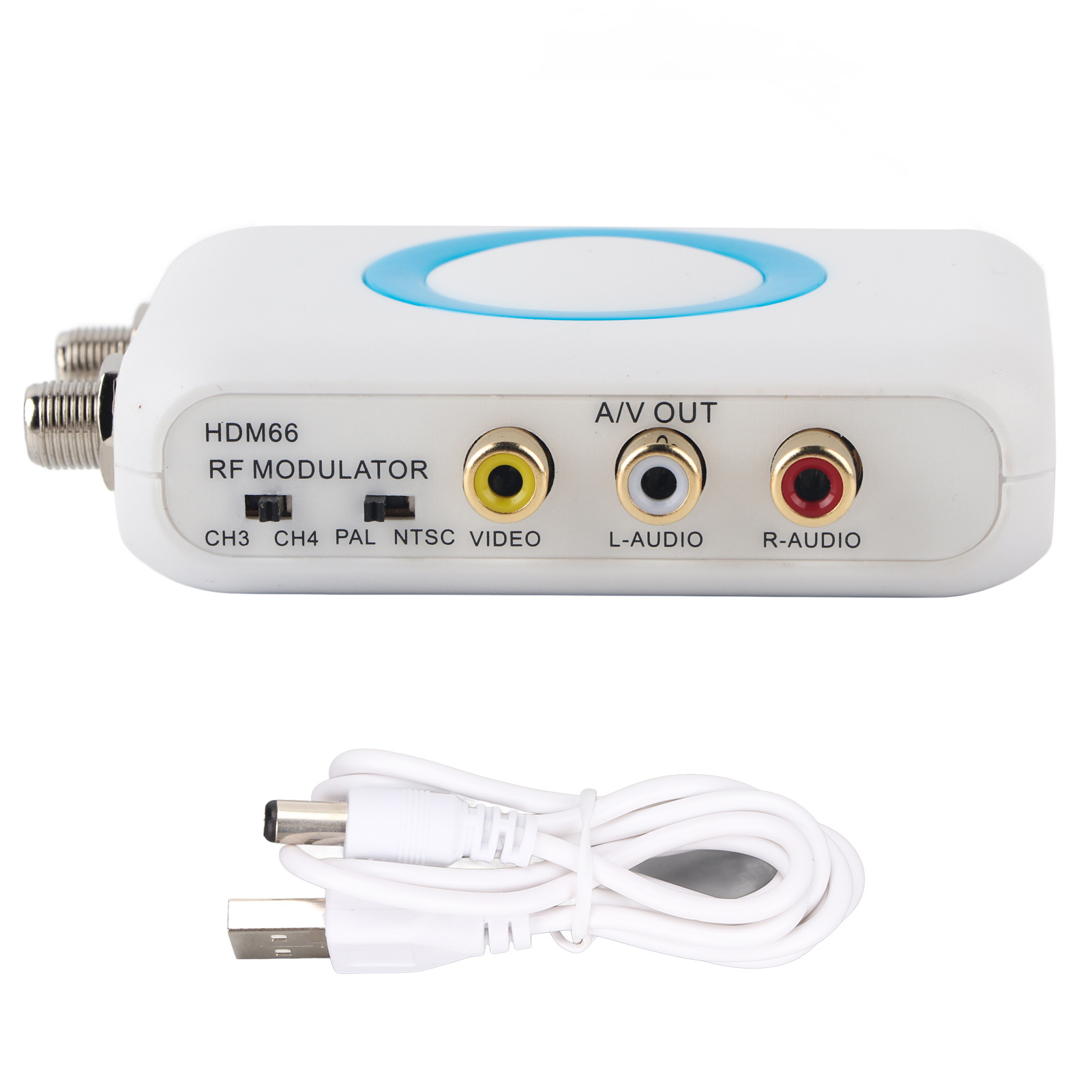 Hdmi66 Hf-modulator, Pal/ntsc-kompatibel, Rca-zu-hf-konverter Für Heimfernseher