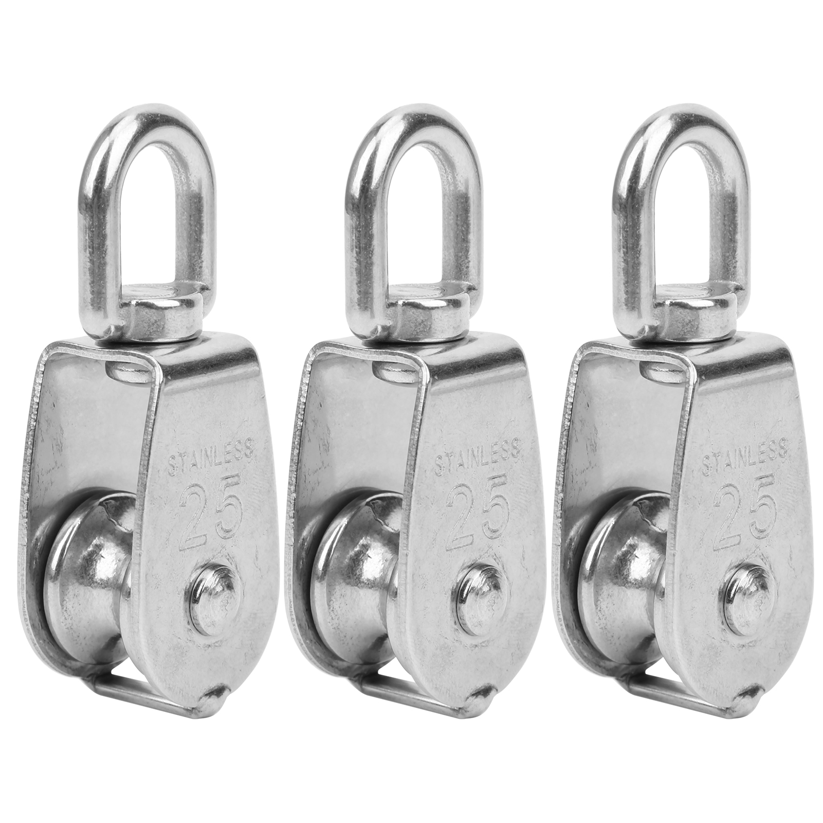 Hochleistungsfähige 25-mm-heberolle Aus Edelstahl 304 Für Yachtrigging Und Zubehör