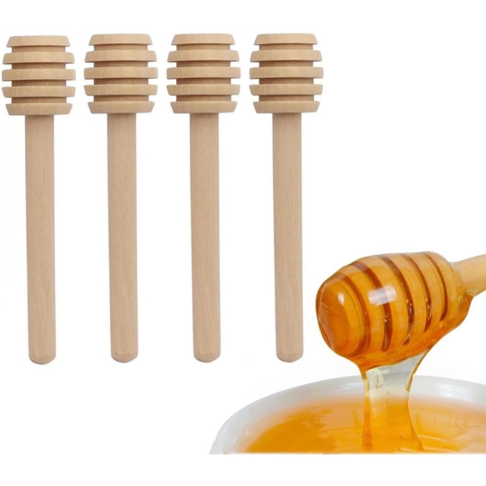 Holzlöffel Zum Honig- Und Marmeladenmachen, Ernten Und Genauen Abmessen