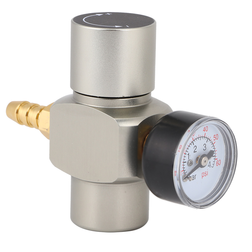 3/8-zoll-schnellanschluss-mini-co2-regler Mit Manometer Für Bierfässer Und Getränkebehälter