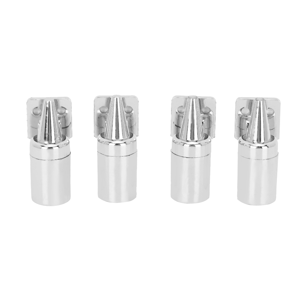 4-teiliges, Abnehmbares Ultraschall-hirsch- Und Schlangenabwehrsystem Fürs Auto, Silberfarbenes, Windbetriebenes Tierabwehrsystem