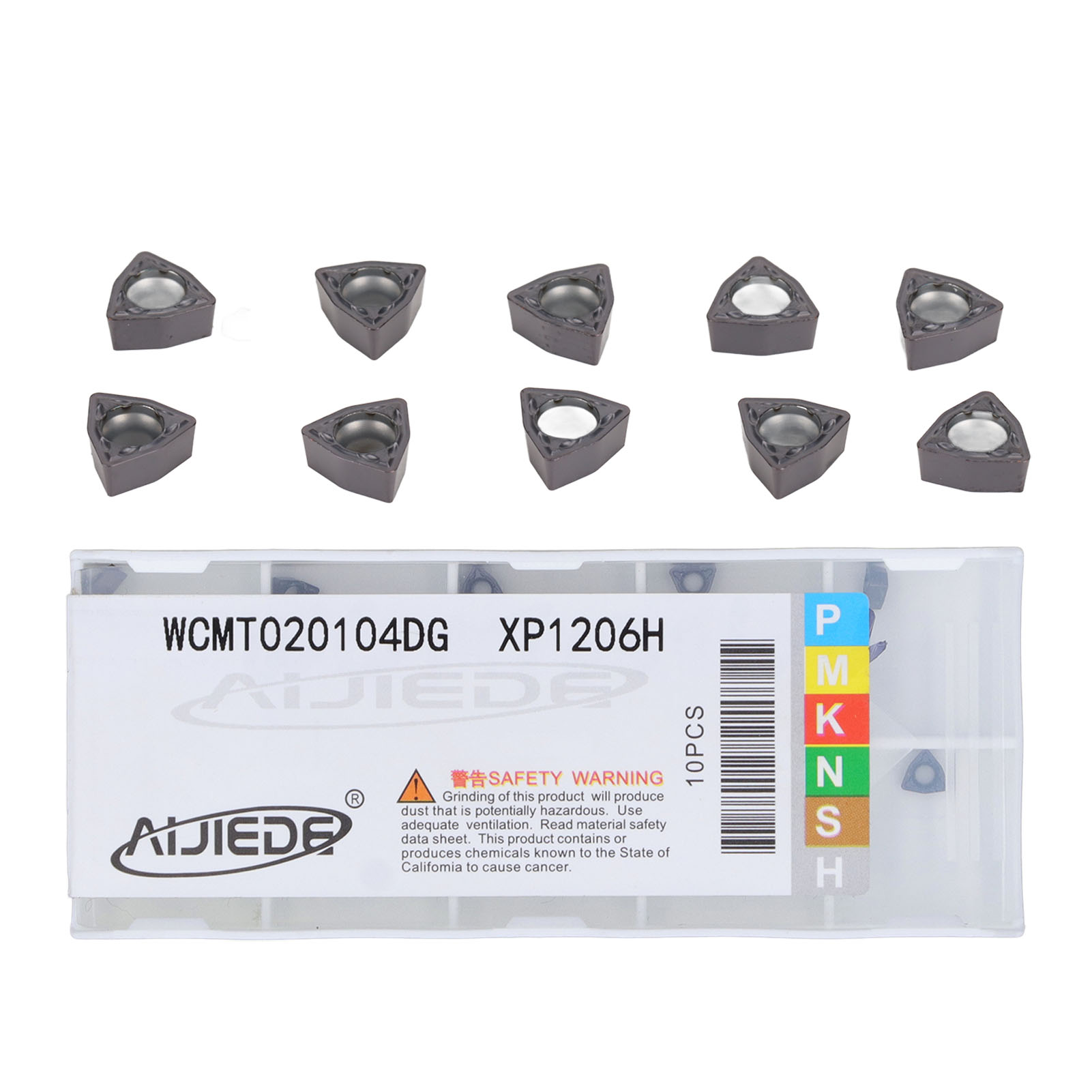 10 Stück Hartmetall-wendeschneidplatten Für Cnc-drehen Wcmt020104dg Für Wendeschneidplattenhalter