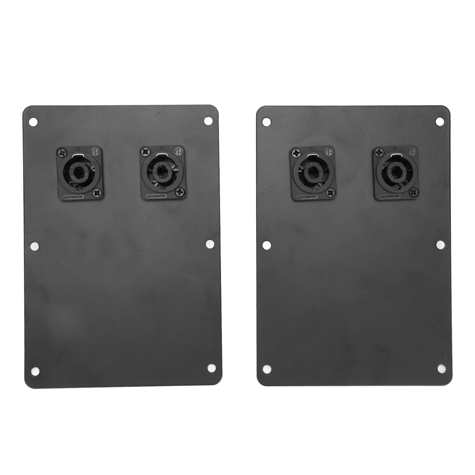 2-teilige Doppelbuchsen-lautsprechersteckerplatte, 6 Bis 18 Zoll, Bühnen-audio-verkabelungspanel
