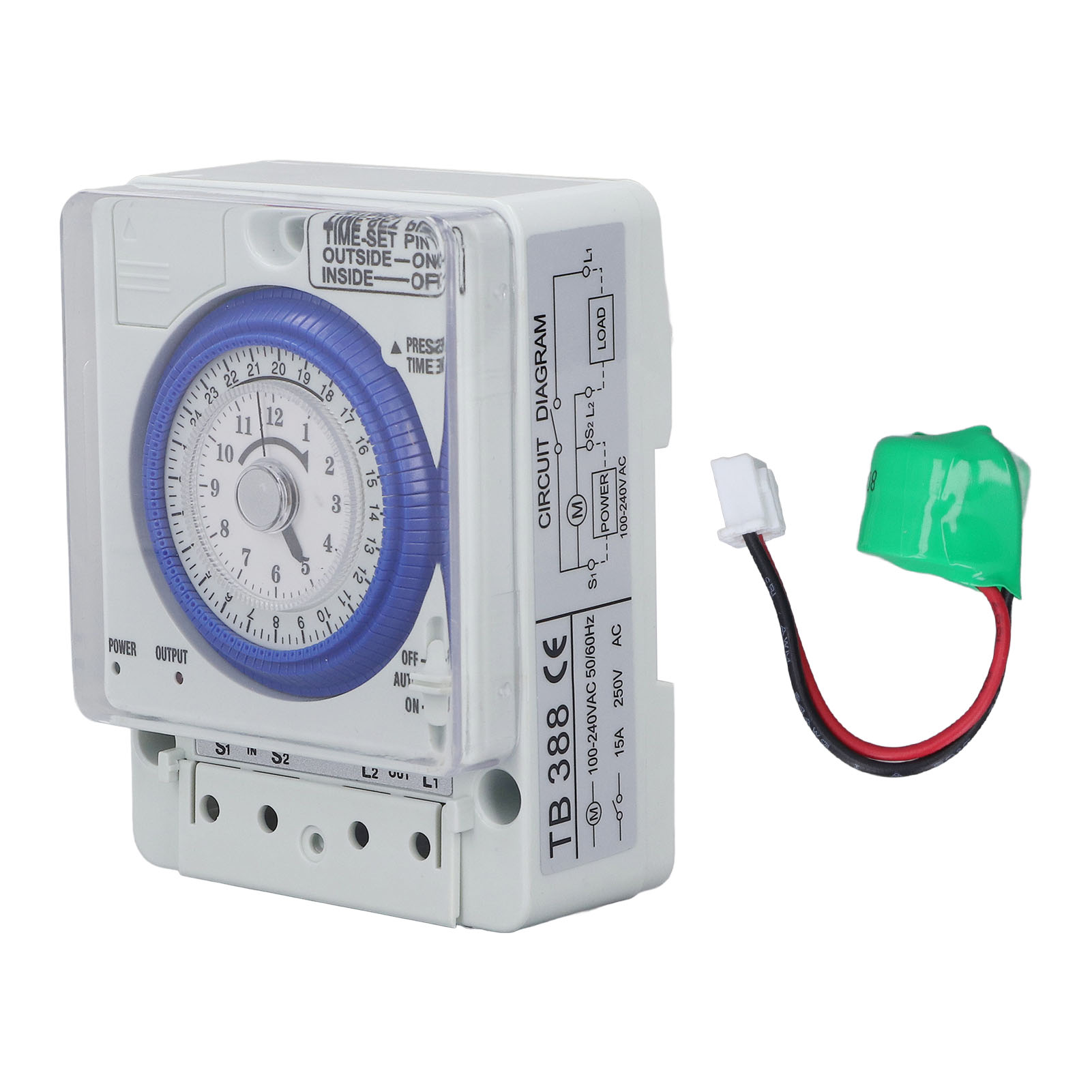 Mechanischer Zeitschalter Mit Flammhemmendem Pc-gehäuse Für Die Küche (100–240 V Ac)