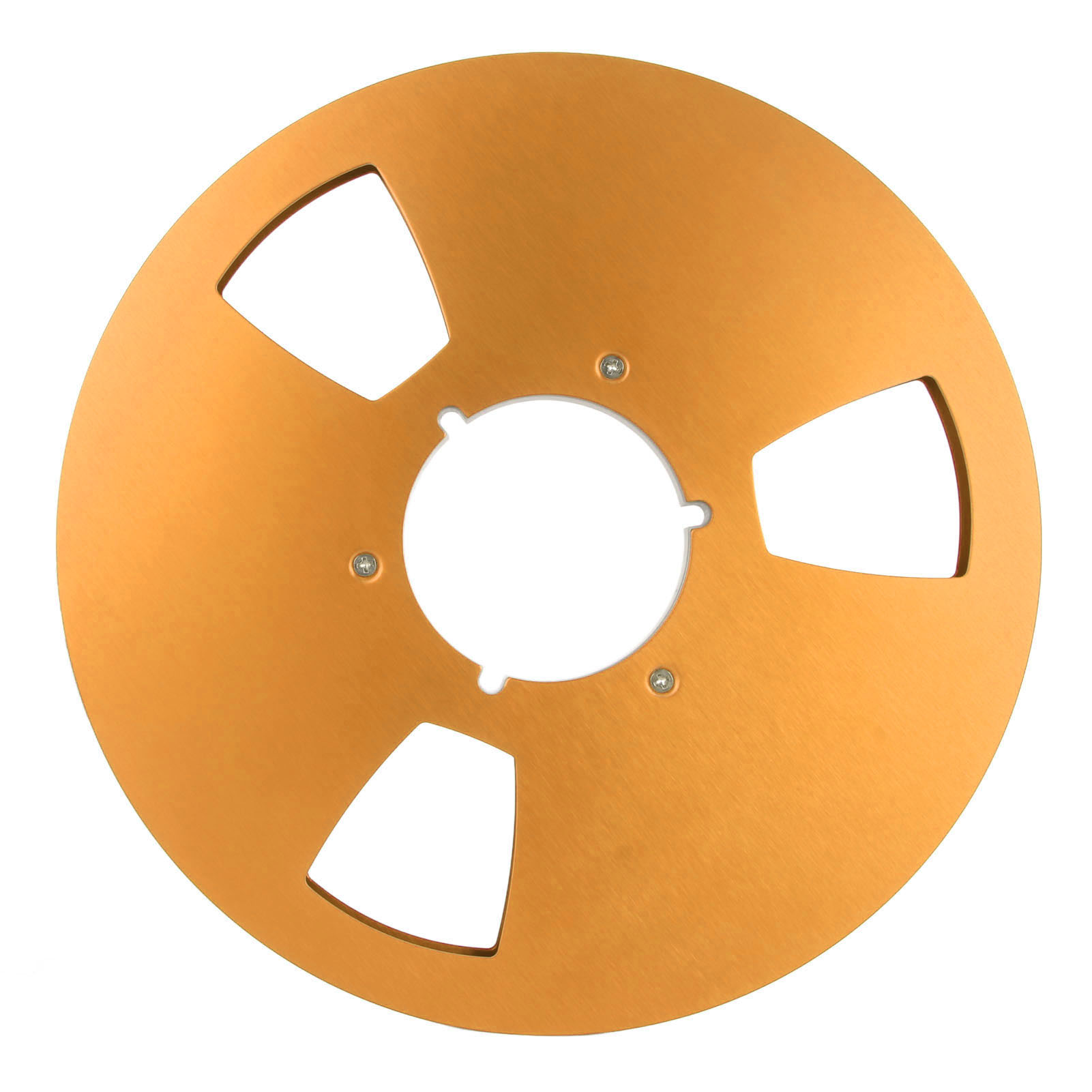 10-zoll-magnetbandspule (1/4 Zoll), 3 Windschutzlöcher, Für Aufnahmen, Goldfarben