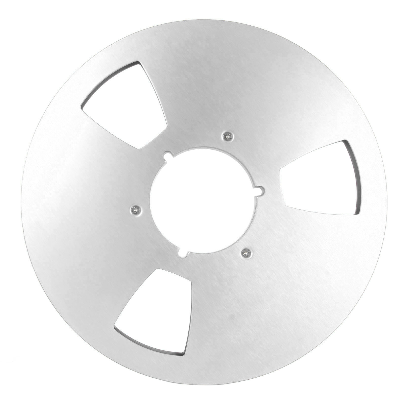 10-zoll-magnetbandspule (1/4 Zoll), 3 Windschutzlöcher, Für Aufnahmen, Silberfarben