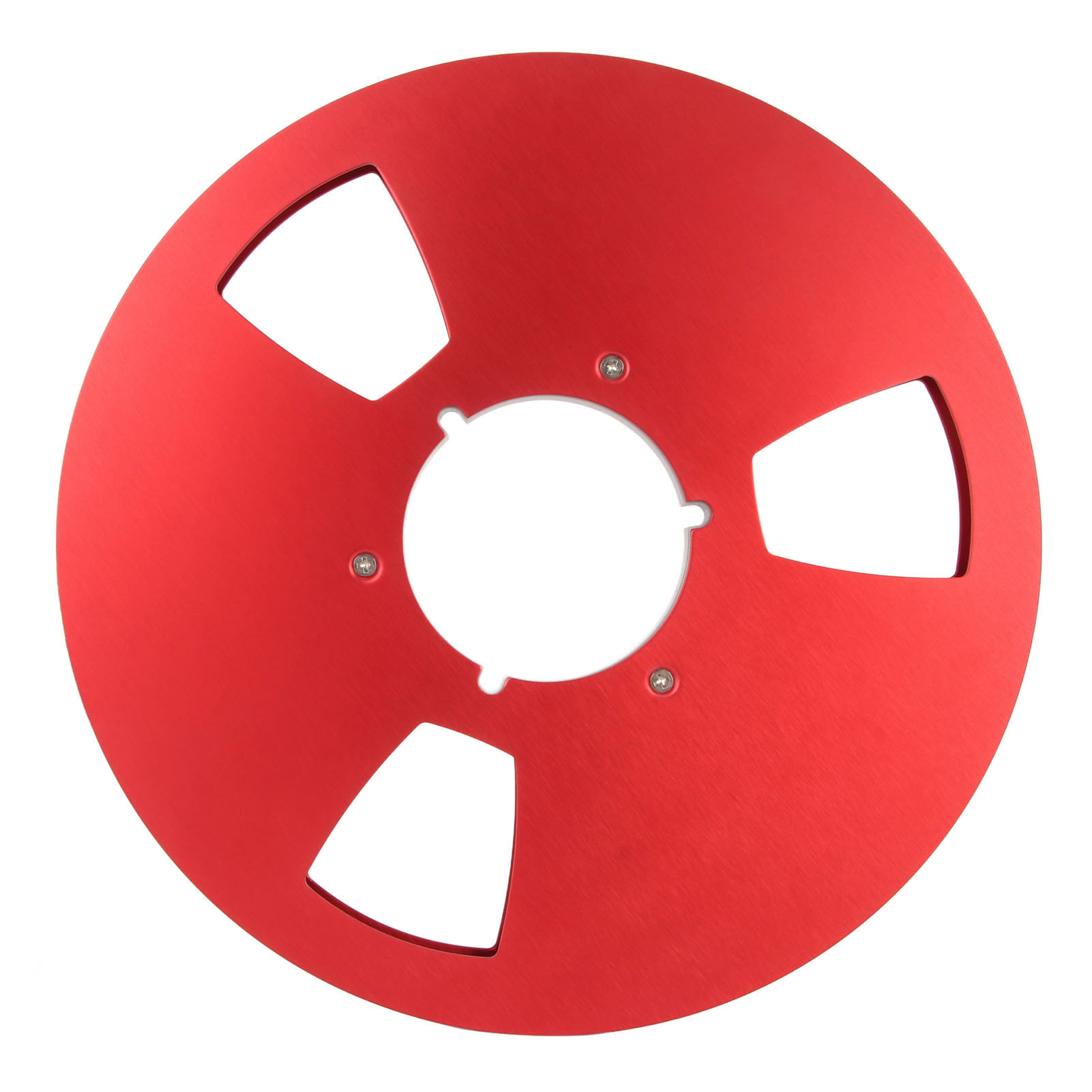 10-zoll-magnetbandspule (1/4 Zoll), 3 Windschutzlöcher, Für Aufnahmen, Rote Farbe