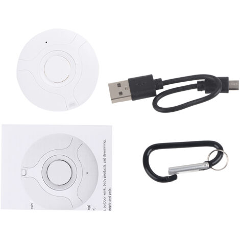 Tragbarer, Wiederaufladbarer Usb-mückenschutz Für Den Außenbereich – Weiß – Insektenschutz