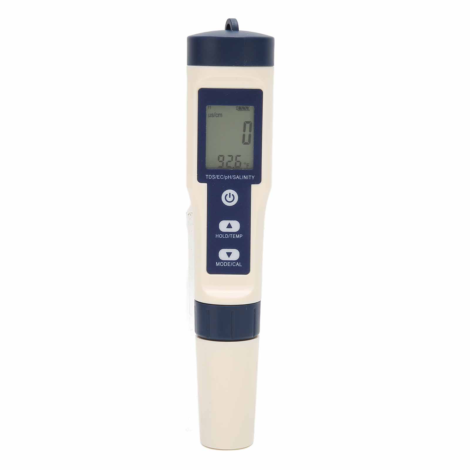 Tragbarer 5-in-1-wassertester – Misst Ph-wert, Salzgehalt, Temperatur, Tds Und Leitfähigkeit