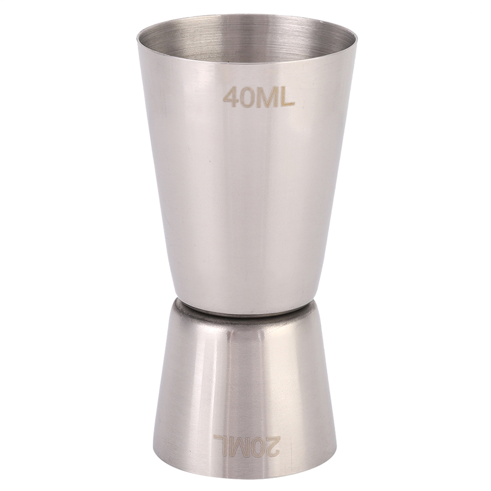 Doppel-jigger Aus Edelstahl 304 Für Cocktails Und Wein (40/20 Ml) – Bar-messwerkzeug