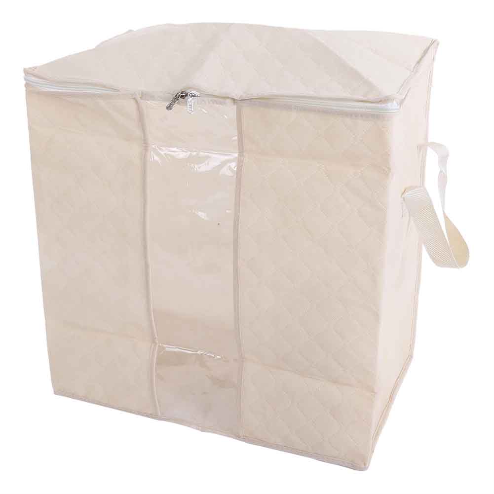 Faltbarer, Staubdichter Aufbewahrungsbeutel Für Unter Dem Bett Zur Aufbewahrung Von Bettdecken, Kleidung Und Spielzeug (beige)