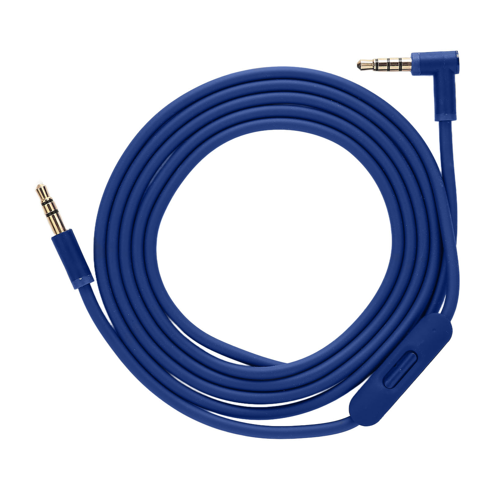 Ersatz-audiokabel Mit Integriertem Mikrofon Und Titelsteuerung Für Kopfhörer, Tragbar Und Blau